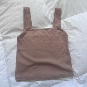 American eagle Brown Tank Top - medium - square neck
